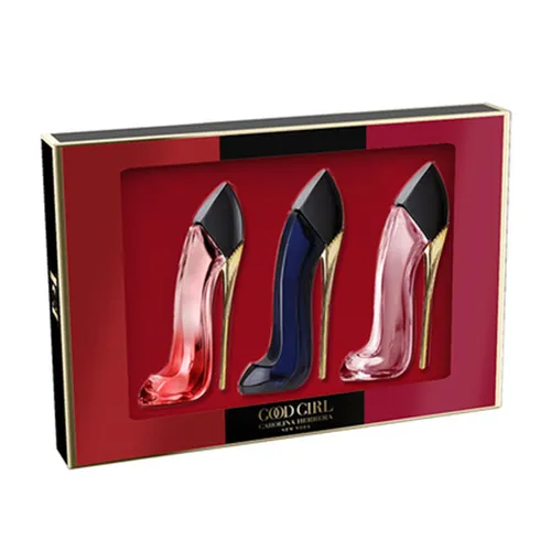 Nước hoa - Set Nước Hoa Nữ Carolina Herrera Good Girl Miniatures Trio (3x7ml) - Vua Hàng Hiệu