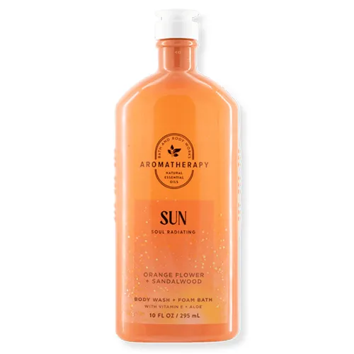 Sữa Tắm Bath & Body Works Aromatherapy Shower Gel SUN Orange Flower + Sandalwood 295ml