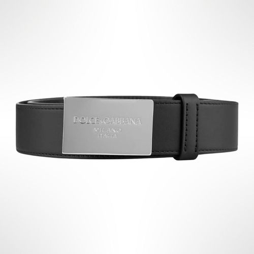 Thắt Lưng Nam Dolce & Gabbana D&G Belt BC3624 B5382 Màu Đen Size 90-2