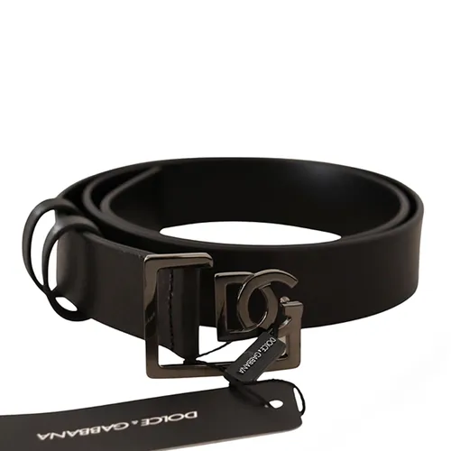 Thắt lưng Dolce & Gabbana - Thắt Lưng Nam Dolce & Gabbana D&G Logo DG Belt DG9981 Màu Đen Size 95 - Vua Hàng Hiệu