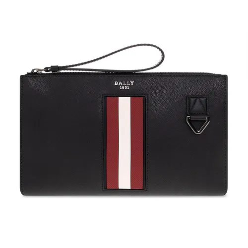 Túi xách Bally - Túi Cầm Tay Nam Bally Makid Leather Black Handbag Màu Đen - Vua Hàng Hiệu