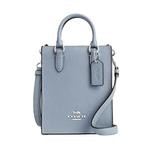Túi Đeo Chéo Nữ Coach North South Mini Tote CJ500 Màu Xanh Xám - Túi xách - Vua Hàng Hiệu