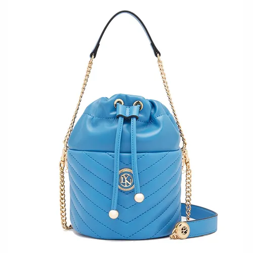 Túi Đeo Chéo Nữ Lyn Freya Bucket Bags LL23FBF133 Blue Màu Xanh Da Trời
