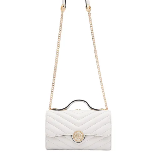 Túi Đeo Chéo Nữ Lyn Freya Wallets On Chain LL23FWF053 White Màu Trắng