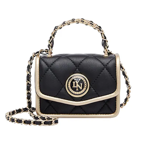 Túi Đeo Chéo Nữ Lyn Serena Mini Crossbody Bags Black LL23FBF136 Màu Đen