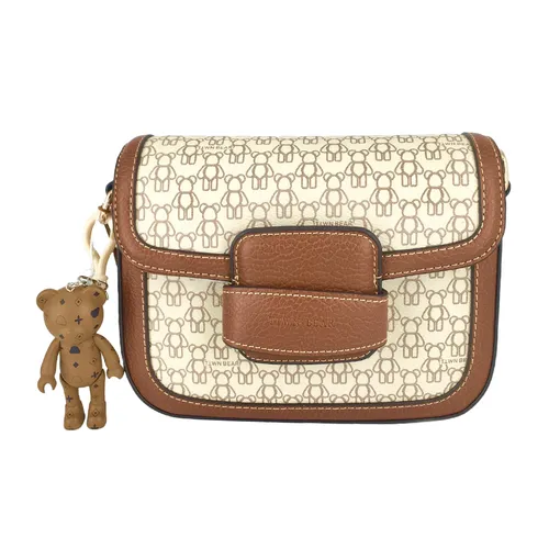 Túi Đeo Chéo Nữ TTWN BEAR TN2190 TN2883 Màu Be Nâu