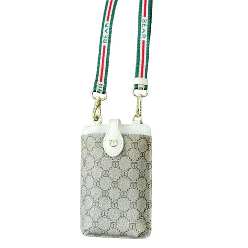 Túi Đeo Chéo Nữ TTWN BEAR TT2349 2346 Lưới Xám Viền Trắng