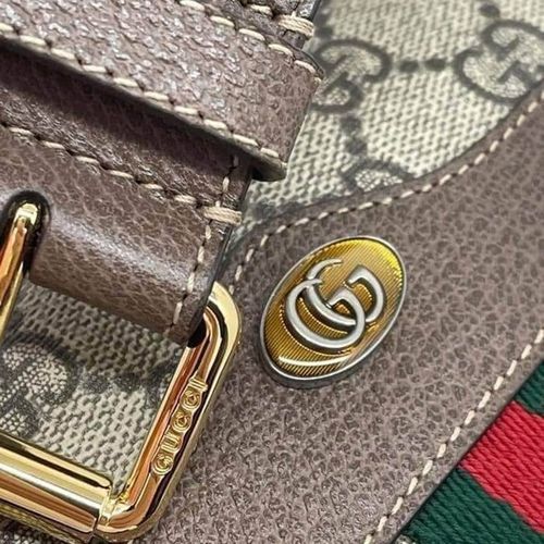 Túi Đeo Hông Gucci Belt Bag Ophidiao GC8621 Màu Nâu Be-2