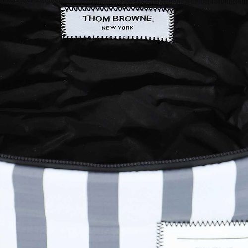 Túi Đeo Hông Nam Thom Browne Grey With 4 Bar Rripstop MAG222B-06145-035 Beltbag Màu Xám-3