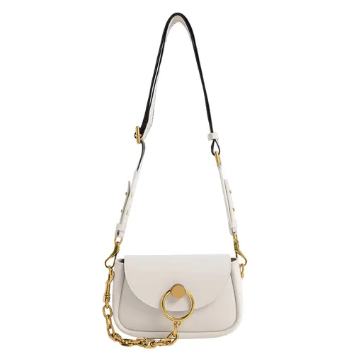 Túi Đeo Vai Nữ Charles & Keith CNK CK2-80270728 Becca Chunky Chain-Link Crossbody Màu Trắng