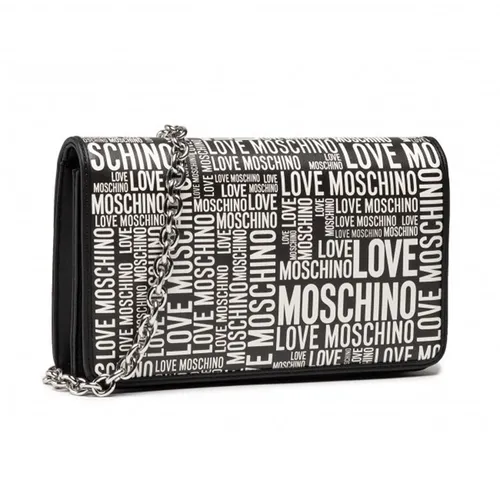 Túi Đeo Vai Nữ Love Moschino JC4155PP1DLE100A Màu Đen Trắng - Túi xách - Vua Hàng Hiệu