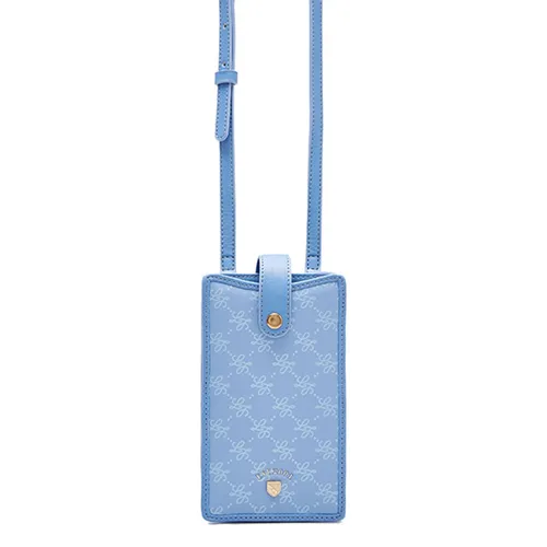 Túi xách Lyn Túi đựng điện thoại - Túi Đựng Điện Thoại Nữ Lyn Annet Phone Sling Wallets On Chain LL23FWF041 Màu Xanh Blue - Vua Hàng Hiệu