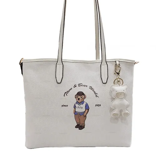 Túi Tote Nữ TTWN BEAR TN3271 Màu Trắng