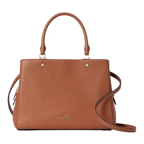 Túi Xách Nữ Kate Spade New York Leila Medium Triple Compartment Satchel Màu Nâu - Túi xách - Vua Hàng Hiệu
