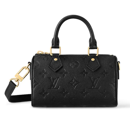 Túi Xách Nữ Louis Vuitton LV Nano Speedy Black M82450 Màu Đen - Túi xách - Vua Hàng Hiệu