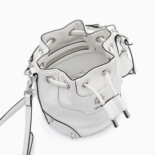 Túi Xách Nữ Lyn Verona Bucket Bags White LL23FBF141 Màu Trắng-3