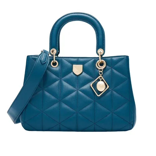 Túi xách - Túi Xách Nữ Lyn Verric M Handbags LL23FBS205 Màu Xanh Cổ Vịt - Vua Hàng Hiệu