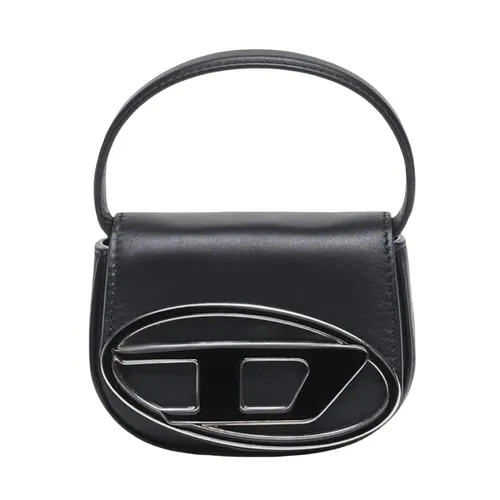 Túi xách Diesel - Túi Xách Tay Nữ Diesel Black Leather 1DR Xs X08709 PR818/T8013 Màu Đen - Vua Hàng Hiệu