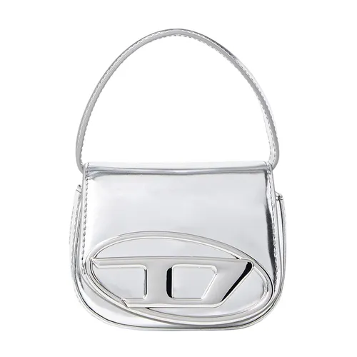Túi xách Diesel - Túi Xách Tay Nữ Diesel Silver Leather 1DR Xs X08957 PS202/H0535 Màu Bạc - Vua Hàng Hiệu