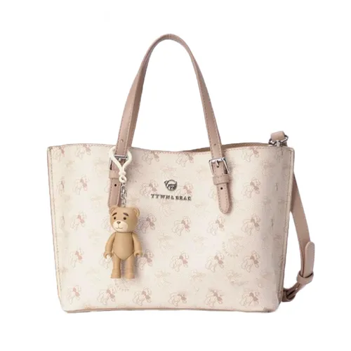 Túi Xách Tay Nữ TTWN BEAR TN2623 TN2623A Màu Hồng Nude