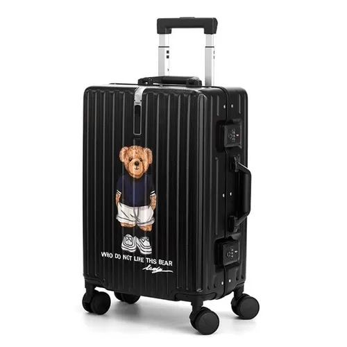 Vali Nữ TTWN BEAR 24 7002-24C-300 Màu Đen Size 24