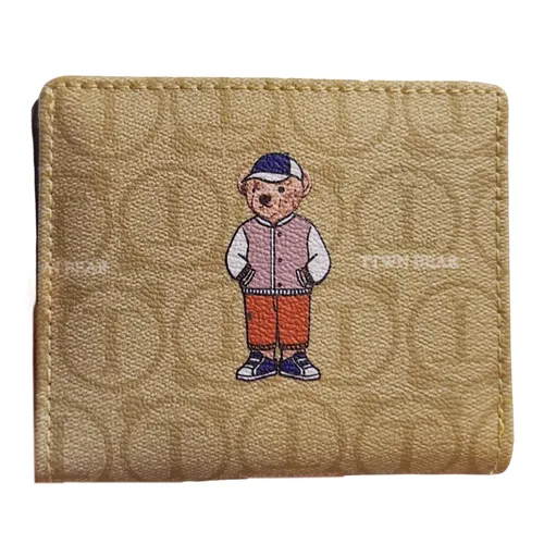 Ví Gập Nữ TTWN BEAR TT2207 TT2402 Viền Kaki