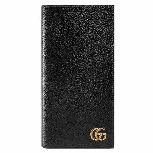 Ví Nam Gucci GG Marmont Leather Long ID Wallet 436023 DJ20T 1000 Màu Đen - Túi xách - Vua Hàng Hiệu