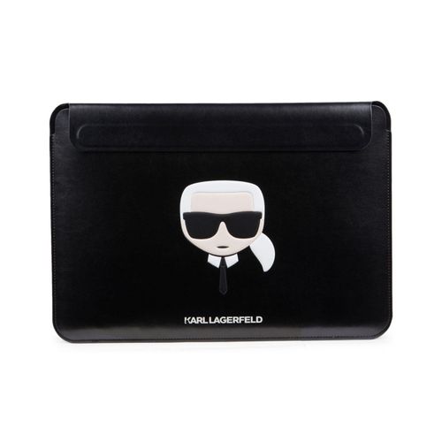 Vỏ Bọc Laptop Karl Lagerfeld Logo MacBook Computer Sleeve 13 Inch Màu Đen