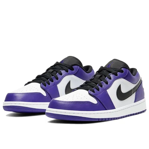 Giày Thể Thao Nike Air Jordan 1 Low GS ‘Court Purple’ 553560-500 Phối Màu Size 41