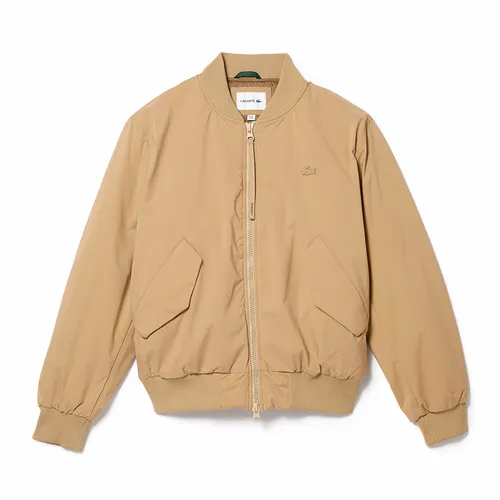 Áo Bomber Nam Lacoste Men's Insulated Padded Bomber Jacket BH0549-02S Màu Be Size 52