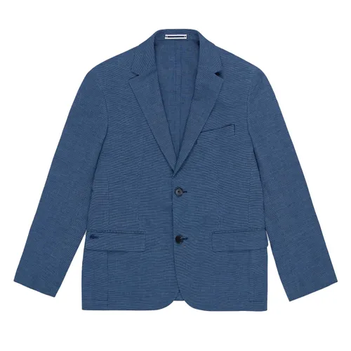 Lacoste - Áo Khoác Blazer Nam Lacoste Men's Linen VH7102-19A-YWH Màu Xanh Đậm Size 48 - Vua Hàng Hiệu