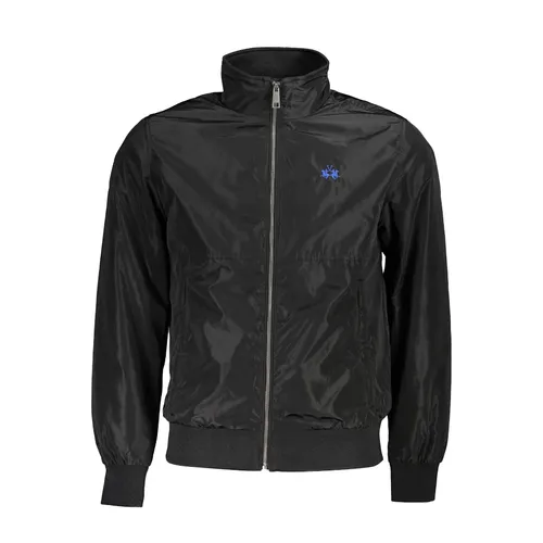 Thời trang - Áo Khoác Gió Nam La Martina XMO302-PA004_NERO_09999 Màu Đen Size M - Vua Hàng Hiệu