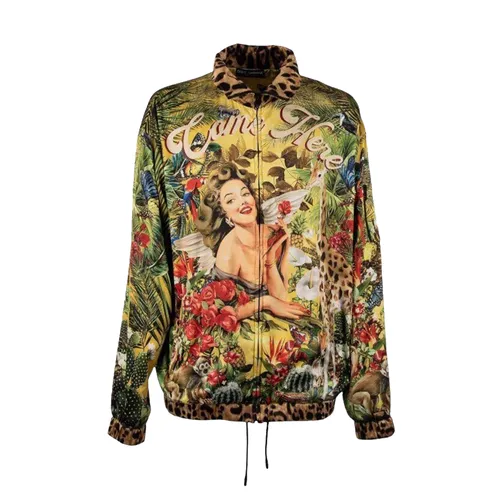 Áo Khoác Nam Dolce & Gabbana D&G Họa Tiết G9SC5THHM4LHH1LQ Phối Màu Size S