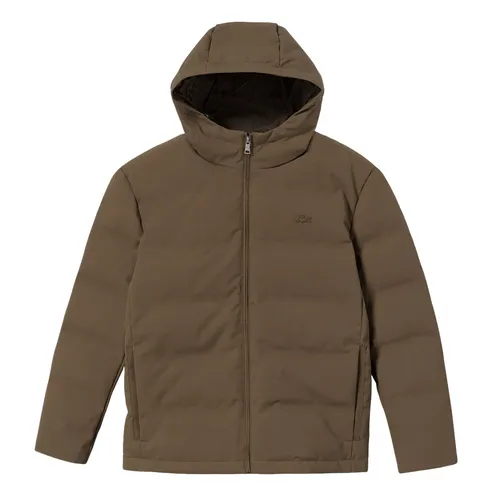 Áo Khoác Nam Lacoste Men’s Pique Tube Down Jumper BH4143 - AEV Màu Nâu Size 50