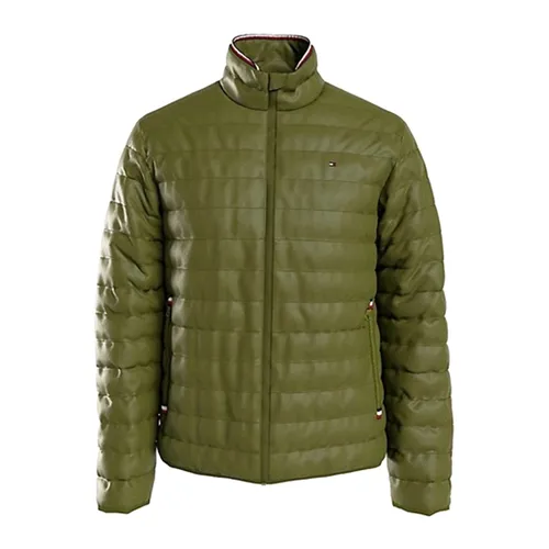 Thời trang - Áo Khoác Nam Tommy Hilfiger Recycled Packable Jacket 78J6192-701 Màu Xanh Rêu Size S - Vua Hàng Hiệu
