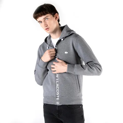 Áo Khoác Nỉ Nam Lacoste Erkek Classic Fit Fermuarlı Koyu Gri Sweatshirt SH6886 1VQ Màu Xám Đậm Size 3