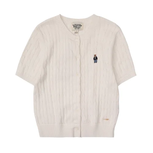 Áo Len Nữ WHOAU Steve Twist WHCKD2401F Màu Trắng Size S - Thời trang - Vua Hàng Hiệu