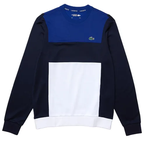 Áo Nỉ Nam Lacoste Sport Resistant Colorblock Piqué Sweatshirt SH6941-ZUQ Màu Xanh Trắng Size 4 - Thời trang - Vua Hàng Hiệu