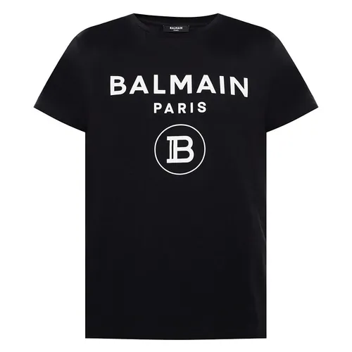 Áo Phông Nam Balmain Black TShirt With Logo TH01601 I315-EAB Màu Đen - Thời trang - Vua Hàng Hiệu