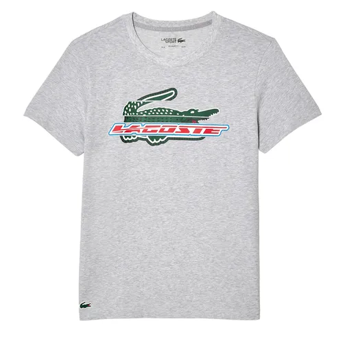 Áo Phông Nam Lacoste Sport Regular Fit Organic Cotton T-Shirt TH5156-51-CCA Màu Xám Size 3