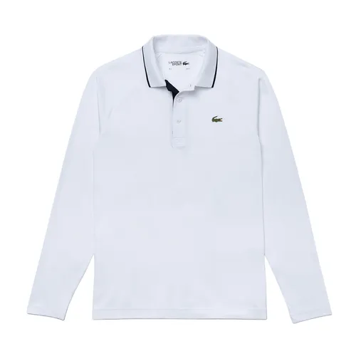 Áo Polo Dài Tay Nam Lacoste Sport Breathable Golf Polo DH4758 - 522 Màu Trắng Size 3