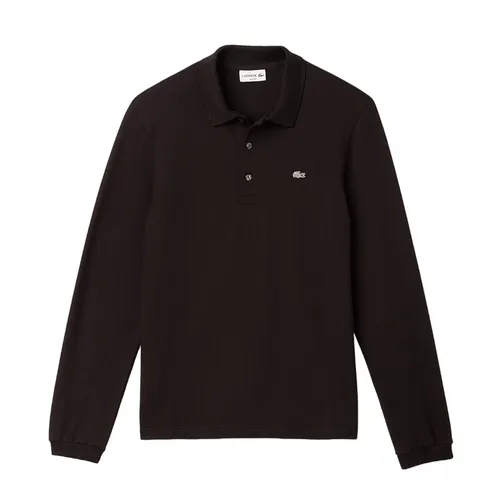 Áo Polo Dài Tay Nam Lacoste Men's Slim Fit Stretch Mini Piqué Polo PH4010 031 Màu Đen Size 6 - Thời trang - Vua Hàng Hiệu