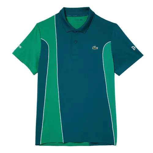 Áo Polo Nam Lacoste Men's SPORT Novak Djokovic Regular Fit Colorblock DH3543 51 KXD Màu Xanh Size 4