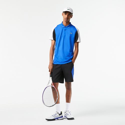Áo Polo Nam Lacoste Men's SPORT Regular Fit Abrasion-Resistant Piqué Tennis DH9249-YPH Phối Màu Size 3-4