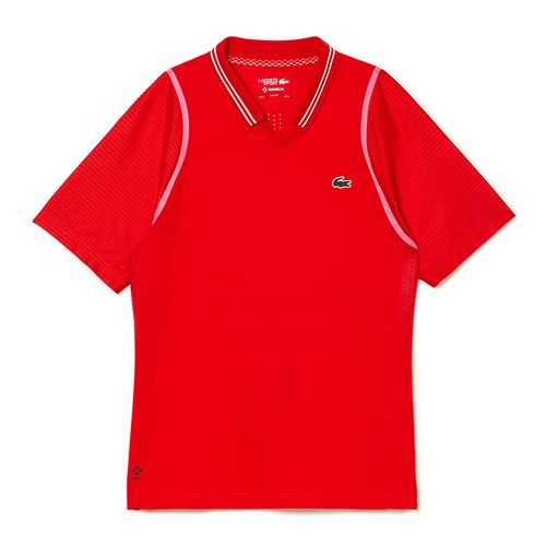 Áo Polo Nam Lacoste Men's Tennis Daniil Medvedev Polo Shirt DH1961 S5H Màu Đỏ Size 4