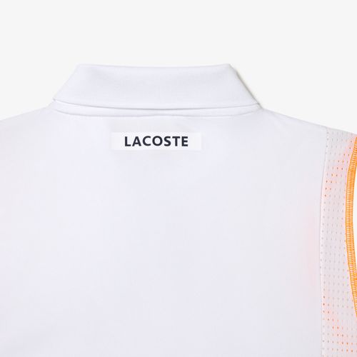 Áo Polo Nam Lacoste Men’s Tennis Recycled Polyester Polo Shirt DH5180-XIT Màu Trắng Size 3-2