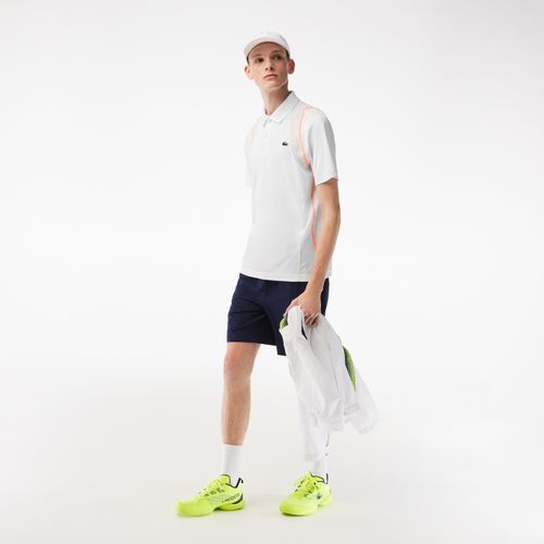 Áo Polo Nam Lacoste Men’s Tennis Recycled Polyester Polo Shirt DH5180-XIT Màu Trắng Size 4-5