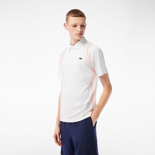 Áo Polo Nam Lacoste Men’s Tennis Recycled Polyester Polo Shirt DH5180-XIT Màu Trắng Size 3-7