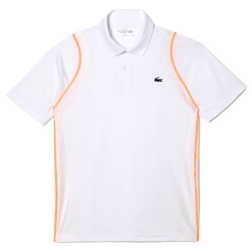 Áo Polo Nam Lacoste Men’s Tennis Recycled Polyester Polo Shirt DH5180-XIT Màu Trắng Size 3-1