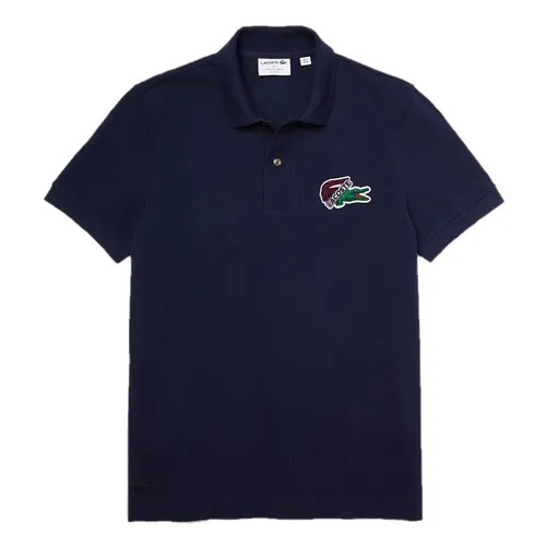 Áo Polo Nam Lacoste Organic Cotton Piqué Polo Navy PH1369 166 Màu Xanh Navy Size 2